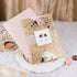 burgundy pink blooms rose gold glitter laser cut wedding invitations CWIL51